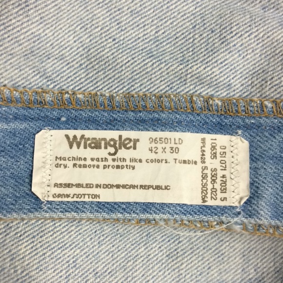 New Mens Wrangler Regular Fit Jeans Sz 42X30 - Picture 6 of 6